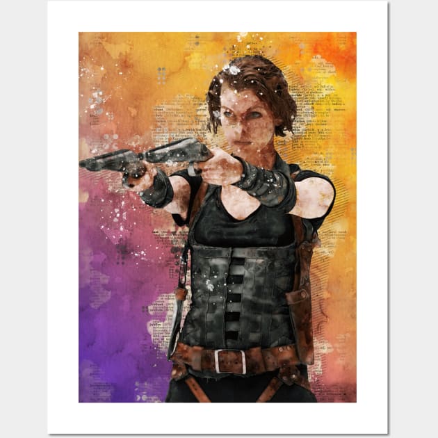 Resident Evil Wall Art by Durro